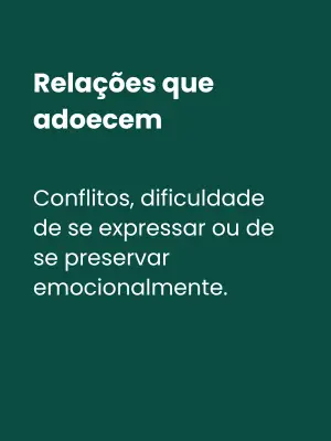 Terapia ajudando paciente a melhorar relações prejudiciais à saúde emocional